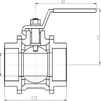 Noval DN 8 - 100 / PN 40 - 63 | BV63-CS Шаровой кран из литейной стали фото