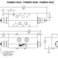 Continental Hydraulics F08MSV-NOA / F08MSV-NOB / F08MSV-NOC | Регулирующий клапан фото