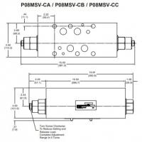 Continental Hydraulics P08MSV-CA / P08MSV-CB / P08MSV-CC | Крепежный противовесный обратный клапан фото