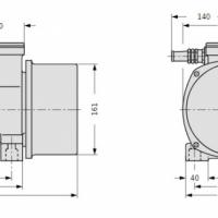 Сопряженный двигатель FRIEDRICH FHE-Type FHE 40-6-1.3 фото