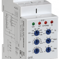 ORF-10 3 фазы 2 контакта 127-265В AC с контролем нейтрали ONI - реле контроля фаз фото