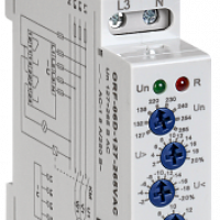 ORF-06D 3 фазы 2 контакта 127-265В AC с контролем нейтрали ONI - реле контроля фаз фото