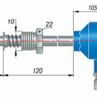 ДТС095Д-EXD - термопреобразователь сопротивления с выходным сигналом 4...20 мА взрывозащищенный фото