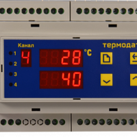 Термодат-08к3-6u - четырехканальный ПИД-регулятор фото