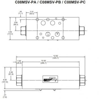 Continental Hydraulics C08MSV-PA / C08MSV-PB / C08MSV-PC | Обратный клапан фото 1