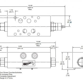 Continental Hydraulics F08MSV-COA / F08MSV-COB / F08MSV-COC | Регулирующий клапан фото 1