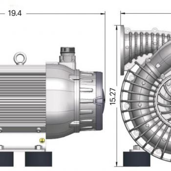 Вакуумные насосы Серия Airtech Kinetic Blower (AKB) фото 1