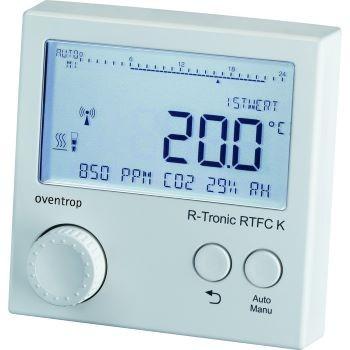 R-Tronic RTFC K со встроенными датчиками влажности и содержания CO₂, с настенным крепежом, питание 220В Термостат фото 1