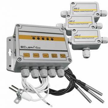 EClerk-Eco-3TL-GSM-0-2R-HP - измеритель температуры с функцией GSM регулятора фото 1