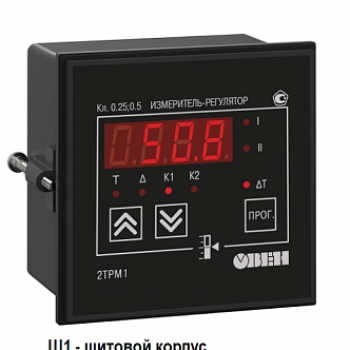 2ТРМ1-Щ1.У.ИИ - измеритель-регулятор двухканальный фото 1