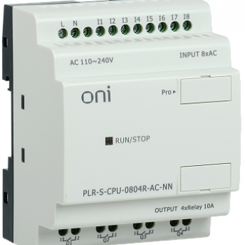 PLR-S. CPU0804(R) 220В AC без экрана ONI - логическое реле фото 1