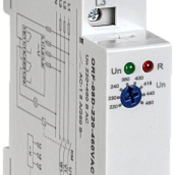 ORF-08D 3 фазы 2 контакта 220-460В AC ONI - реле контроля фаз фото 1