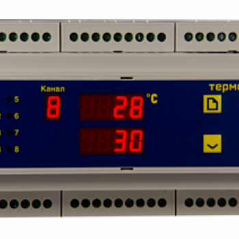 Термодат-08К3-9u - восьмиканальный ПИД-регулятор с универсальными входами фото 1