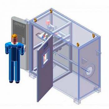 S.R.E 150 - лабораторная система с камерой радиационной защиты фото 1