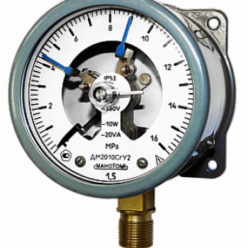 ДМ2010Сг - манометр сигнализирующий электроконтактный фото 1