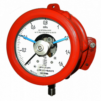 ДМ2005Сг1Ex "Кс" - манометр сигнализирующий взрывозащищенный коррозионностойкий фото 1