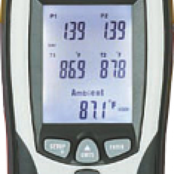 DT-8921 - манометр дифференциальный двухканальный - термометр фото 1