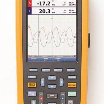 Fluke 124B - промышленный портативный осциллограф (40 МГц) фото 1