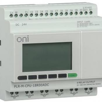 PLR-M. CPU DI12/DO06(R) 24В DC ONI - микро программируемый логический контроллер фото 1