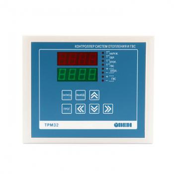 ТРМ32-Щ7.ТС.RS - контроллер для регулирования температуры в системах отопления и горячего водоснабжения фото 1